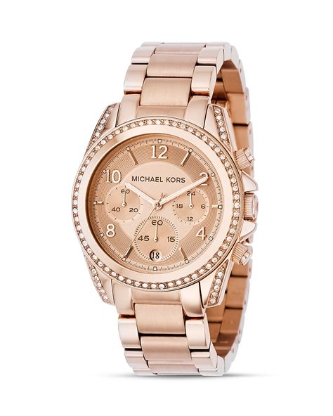 michael kors damenuhr rosegold sale|Michael Kors rose gold watch.